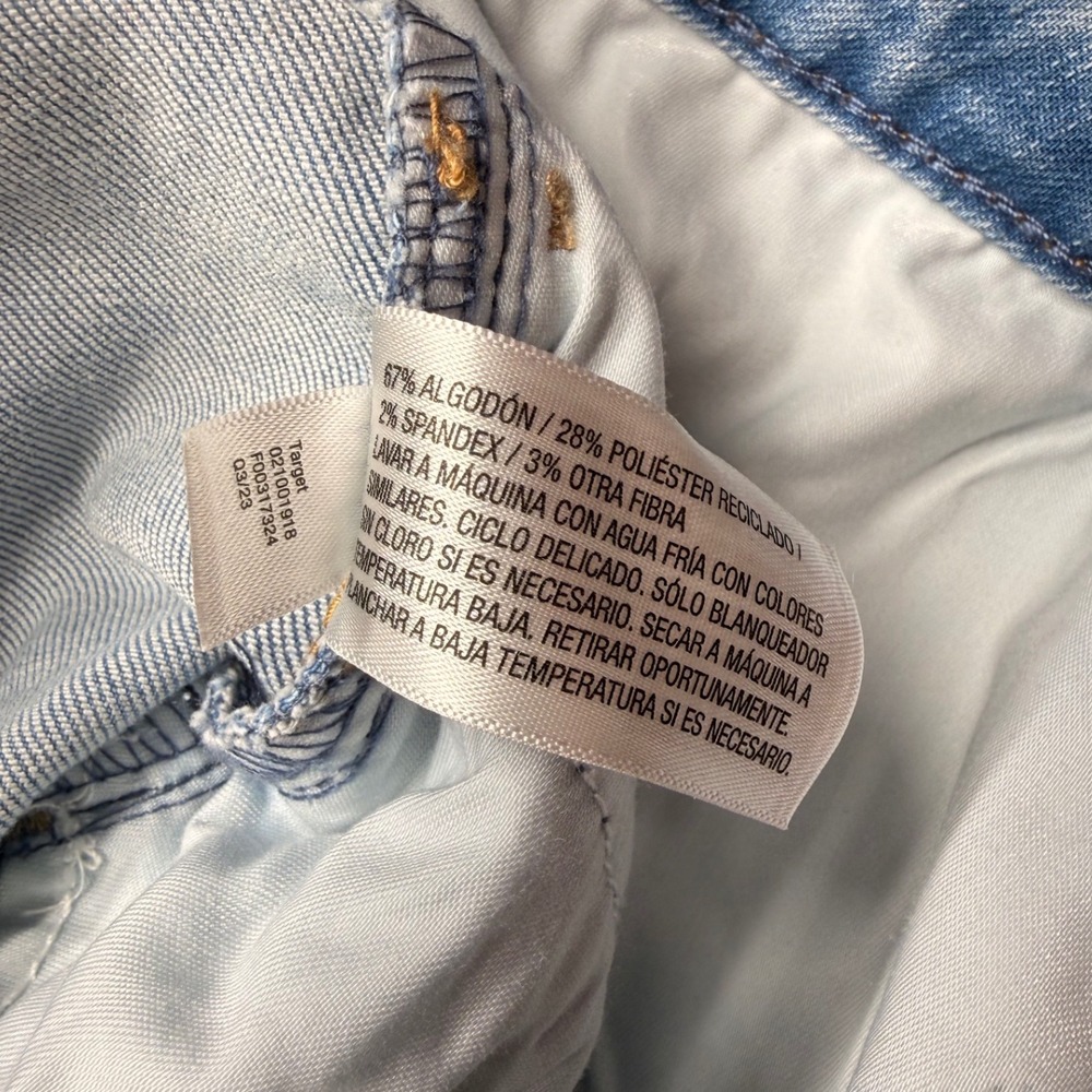 Ava & Viv Women Blue High Rise Skinny Jeans Light Wash Distressed Size 20 R - Picture 9 of 9